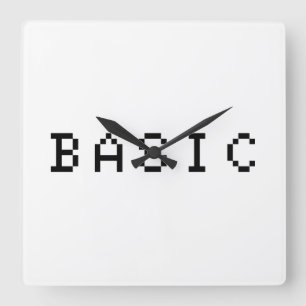 BASIC SQUARE WALL CLOCK