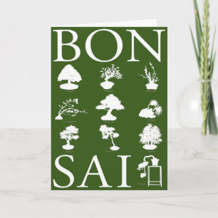Basic Styles of Bonsai Tree Card