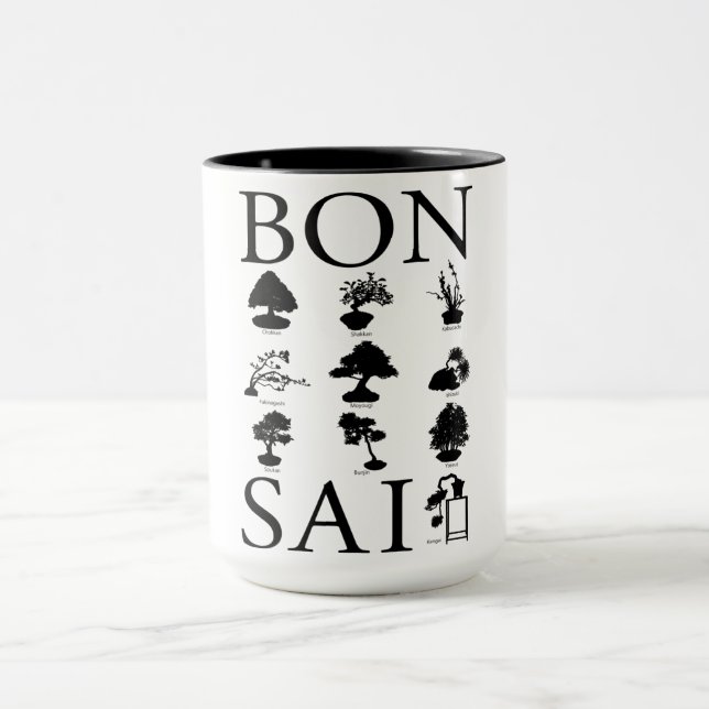 Basic Styles of Bonsai Tree Mug (Center)