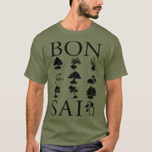 Basic Styles of Bonsai Tree T-Shirt
