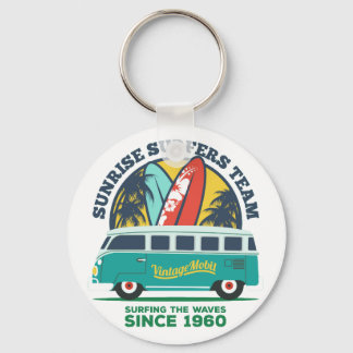 Basic Surf Key Door Key Ring
