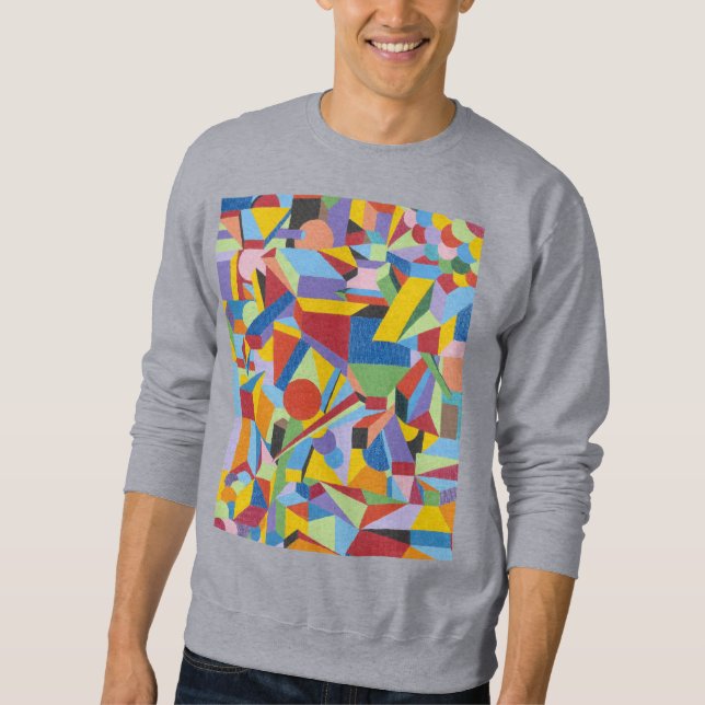  Basic Sweatshirt with art design (Front)