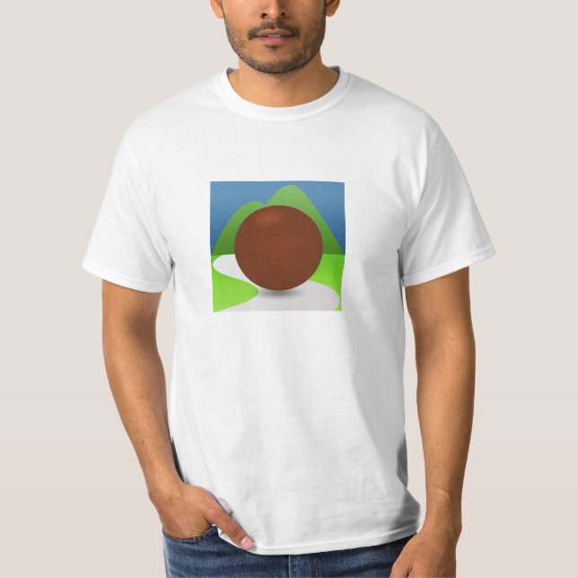 Basic t-shirt, front and back logos T-Shirt (Front)