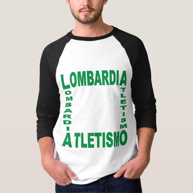 Basic T-shirt raglan LOMBARDIA ATLETISMO (Front)