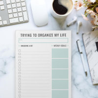 Basic Task List Editable Tear Away Daily Planner