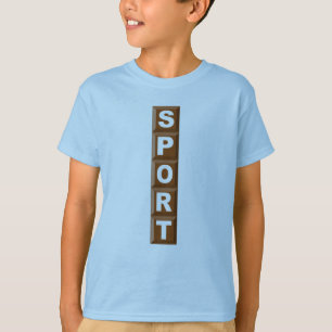 BASIC TEE-SHIRT BLUE CHOCOLATE SPORT T-Shirt