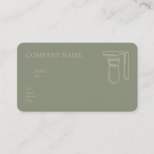 BASIC TEMPLATE BUSINESS CARD BARBER SHOP