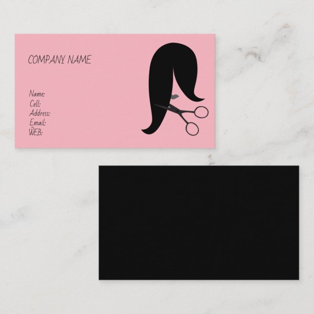 BASIC TEMPLATE BUSINESS CARD salon (Front/Back)