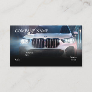 BASIC TEMPLATE BUSINESS CARD SPORTS CAR 