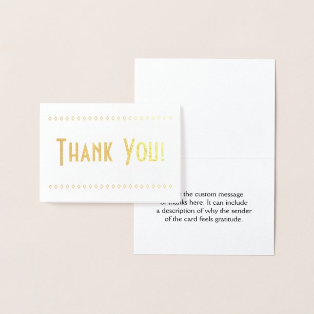 Basic "Thank You!" Card (Display)