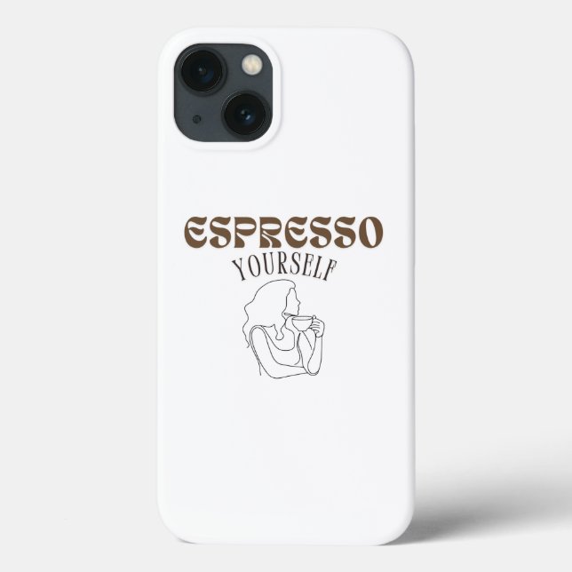 Basic White iPhone 13 Case (Back)