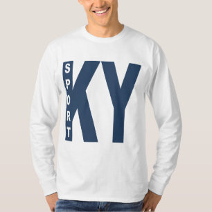 Basic white KENTUCKY SPORT T-shirt
