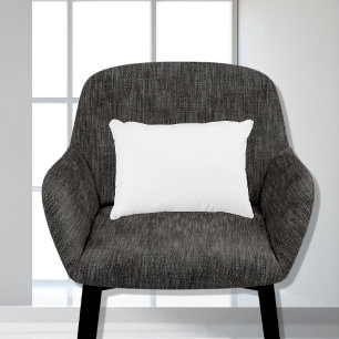 Basic White Plain solid colour 11x16 Decorative Cushion