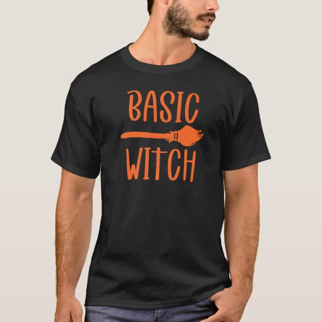 Basic Witch Broomstick T-Shirt (Front)