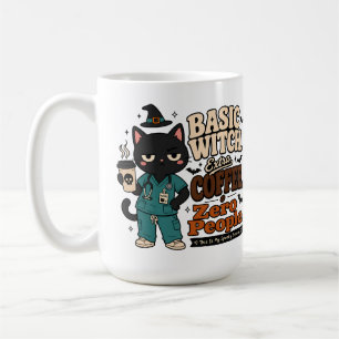 Basic Witch Extra Coffee Zero People Large Mug