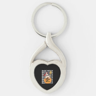 Basic Witch Halloween Costume Funny Sarcastic Key Ring