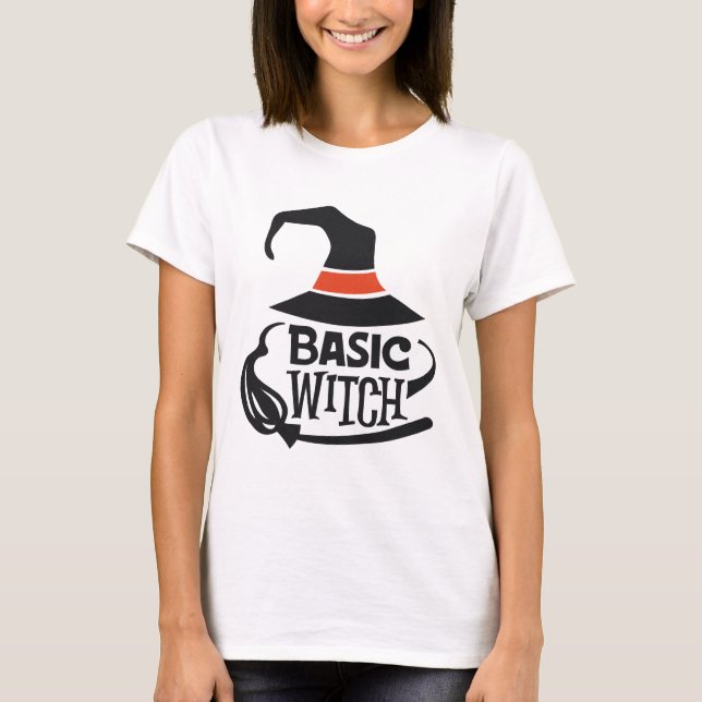 Basic Witch - Halloween T-Shirt (Front)