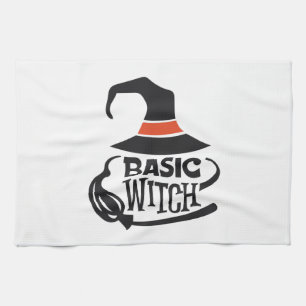 Basic Witch - Halloween Tea Towel