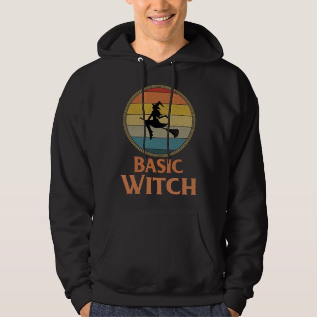Basic Witch Halloween Womens Halloween Costume Hoodie (Front)