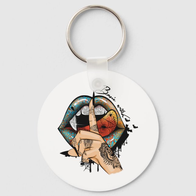 Basic Witch Key Ring (Front)