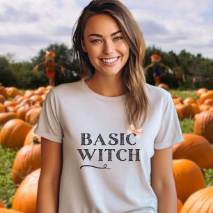 Basic Witch orange bow - cute coquette  T-Shirt