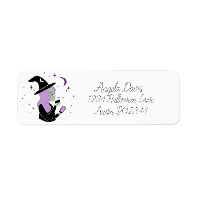 Basic Witch return address Label (Front)