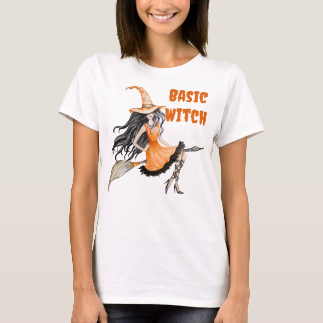 Basic Witch T-shirt, T-shirt with Basic Witch (Front)