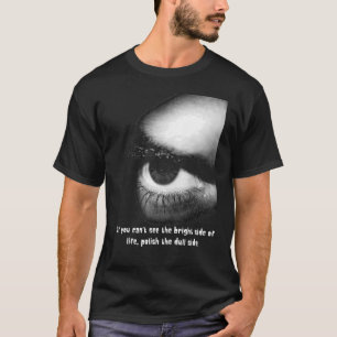 Basic with black and white print on the front T-Shirt