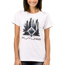 Basic Women's Shirt Futurist Abstract-4