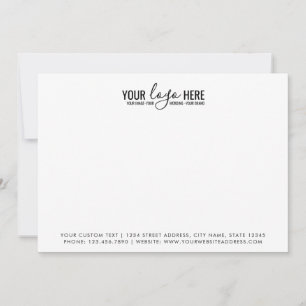 Basic Your Business Company Logo Branding Simple Card