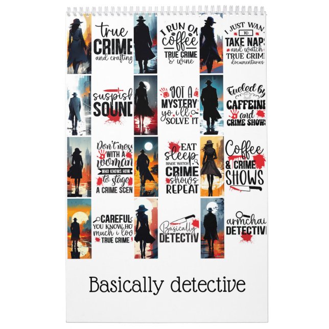 Basically detective calendar (Cover)