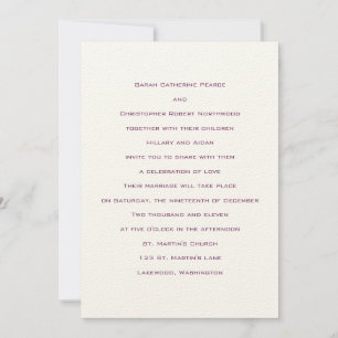 Basics :: Byzantium :: Wedding Invitation