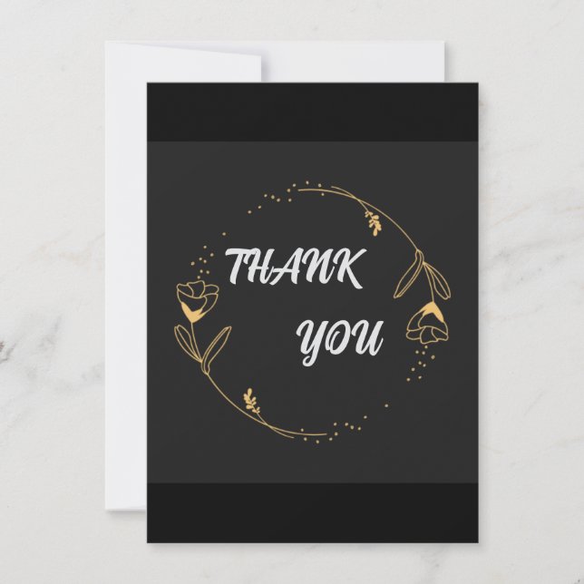  Basics Thank You Cards (Front)