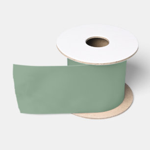 Basil Coloured Wedding Invitation Satin Ribbon