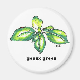 Basil , geaux green magnet