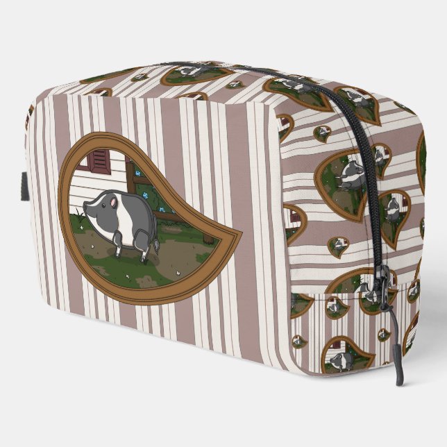 Basil the Pig Dopp Kit (Right Corner)