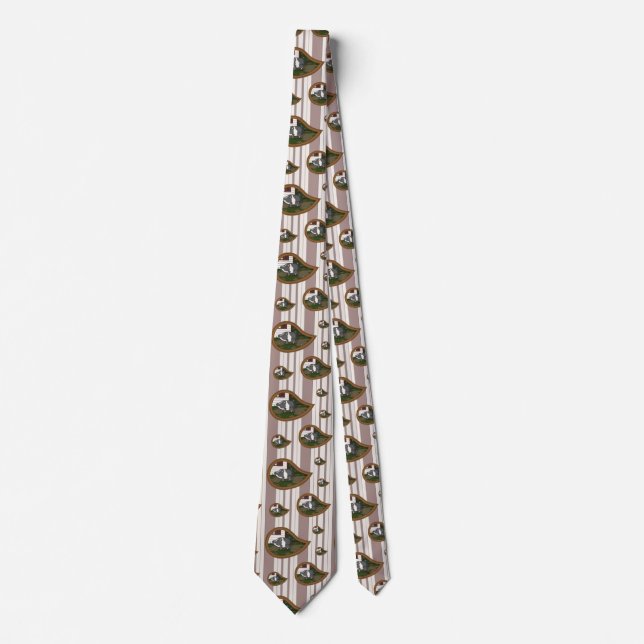 Basil the Pig Men's Neck Tie (Front)