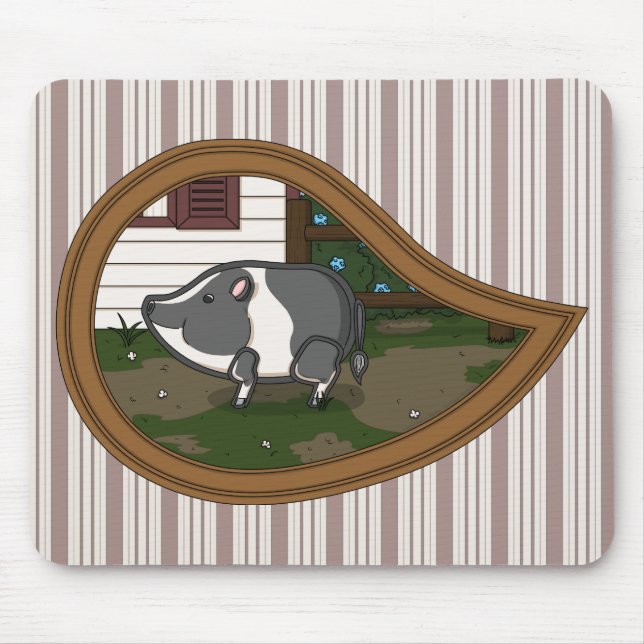 Basil the Pig Mousepad (Front)