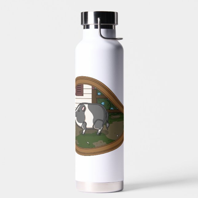 Basil the Pig Water Bottle (Left)
