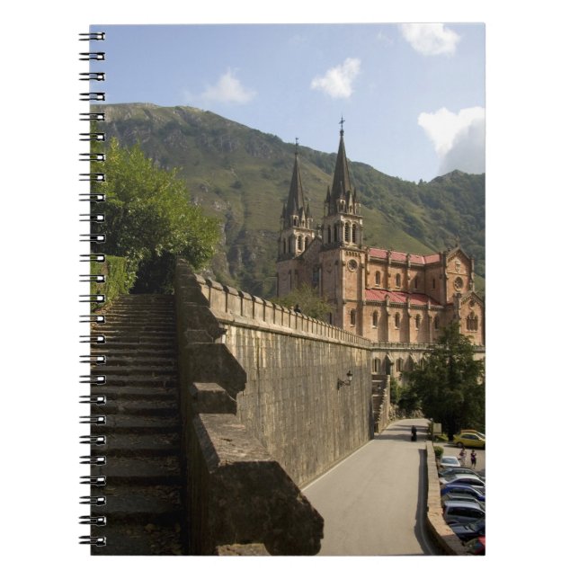 Basilica de Covadonga, northwestern Spain. Notebook (Front)