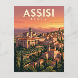 Basilica di San Francesco Italy Postcard