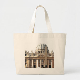 Basilica di San Pietro Large Tote Bag