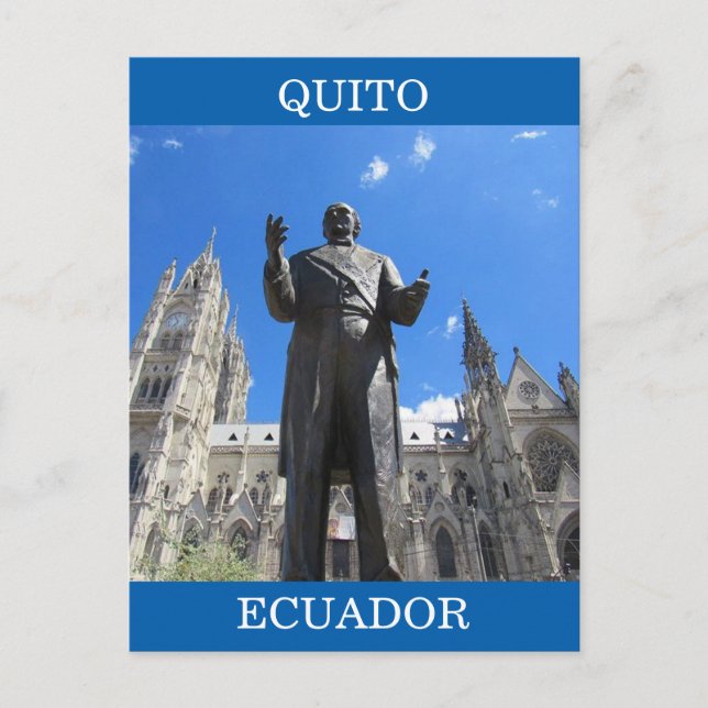 basílica ecuador postcard (Front)