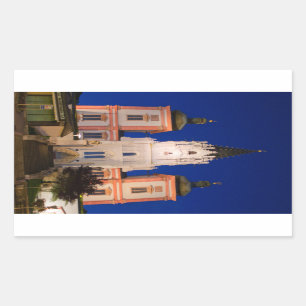 Basilica In Mariazell Rectangular Sticker