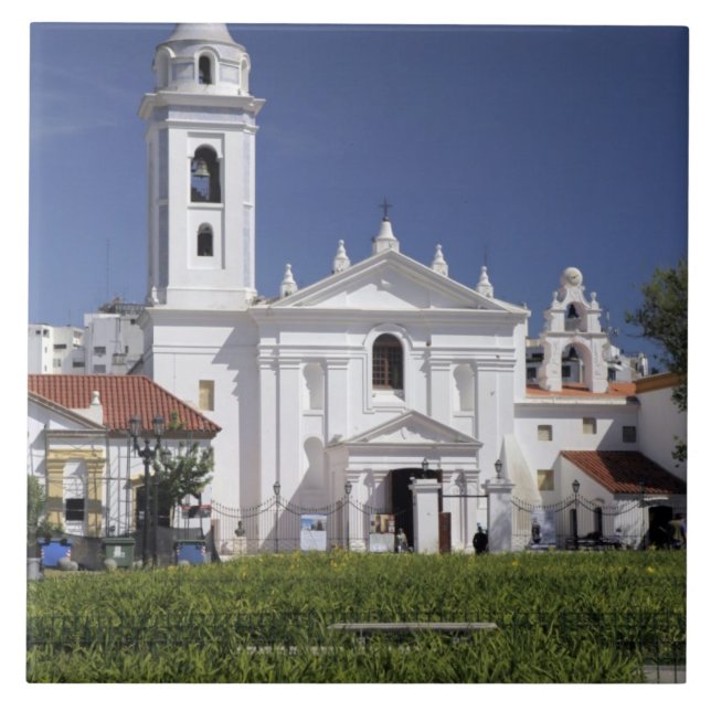 Basilica Nuestra Senora del Pilar in Recoleta Tile (Front)