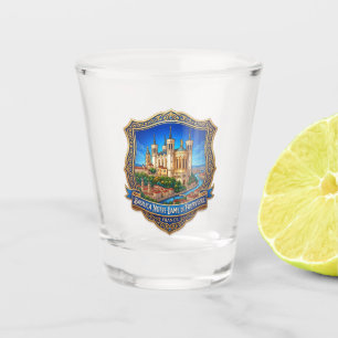 Basilica of Notre-Dame de Fourvière France Shot Glass