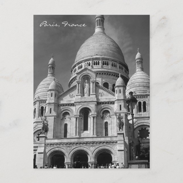 Basilica of Sacré-Cœur Paris France Postcard (Front)