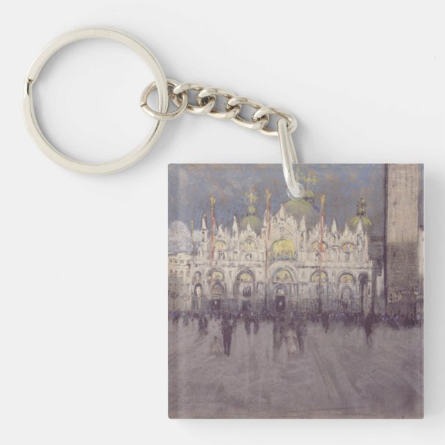 Basilica Of Saint Mark Byzantine Architecture Art Key Ring (Front)