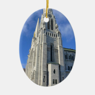Basilica of Sainte Anne de Beaupre, Quebec, Canada Ceramic Ornament