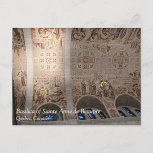 Basilica of Sainte Anne de Beaupre, Quebec, Canada Postcard